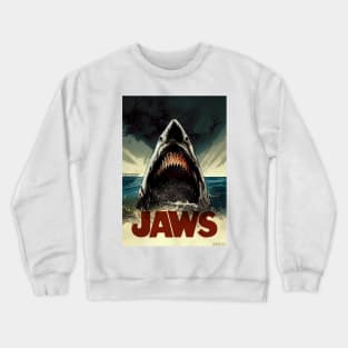 Jaws Movie Poster Crewneck Sweatshirt